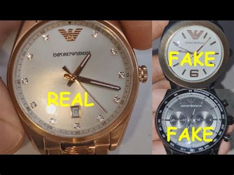 emporio armani watch original vs fake|emporio armani watches for men.